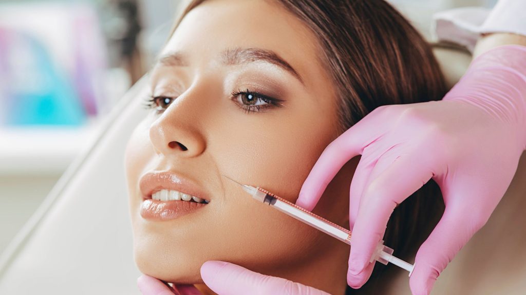 Collagen Injections offered by DRV Clinic are a non-surgical approach for facial rejuvenation.