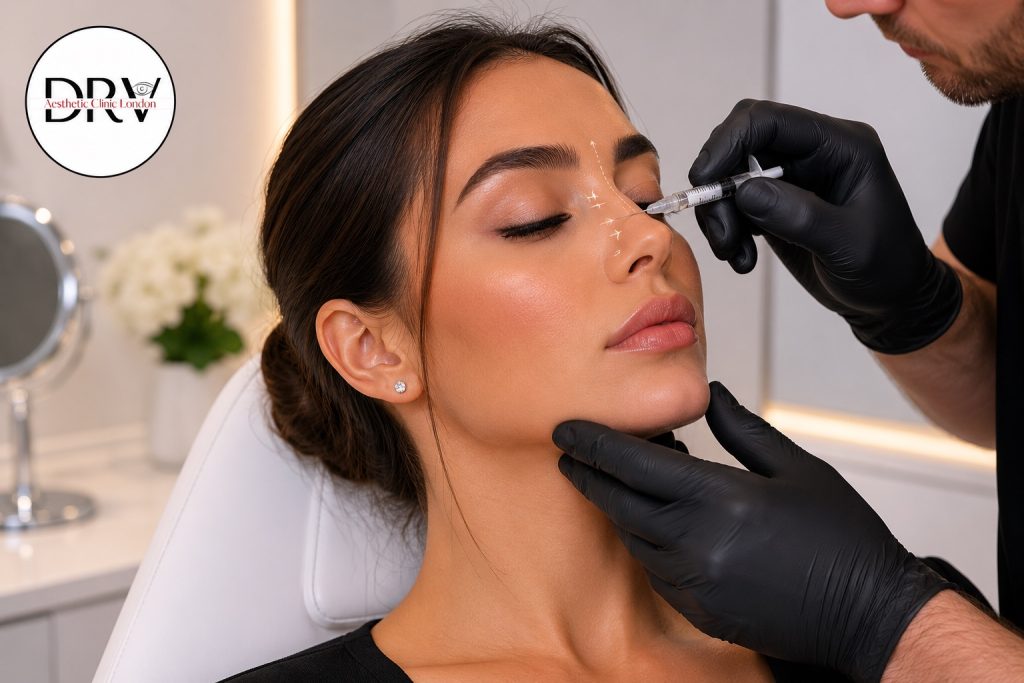 Nose slimming Botox consultation at DRV Clinic in Marylebone London