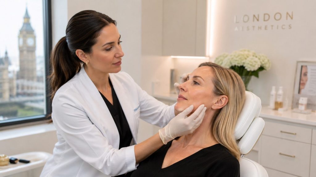 Thread lift consultation at DRV Clinic in Marylebone London